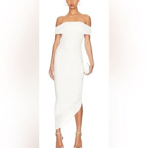 Mishka Strapless White Dress NWT